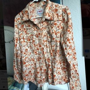 Vintage Pearl Snap Button Down